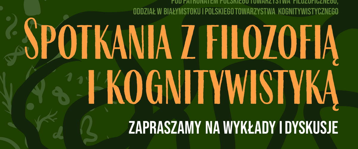 Spotkania z filozofią i kognitywistyką grafika