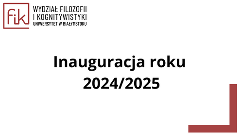 Inauguracja roku akademickiego 2024/2025