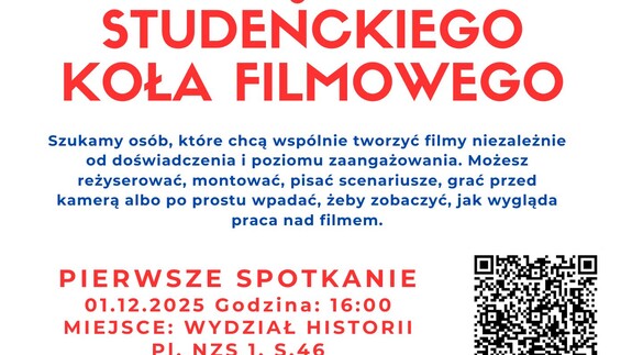 Studenckie Koło Filmowe Plakat
