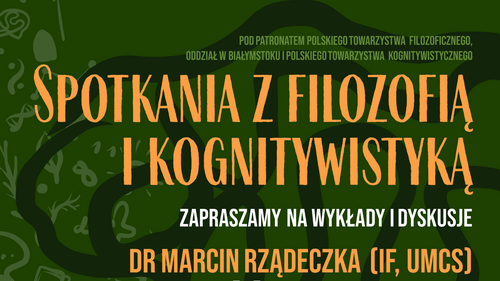 Spotkania z filozofią i kognitywistyką grafika